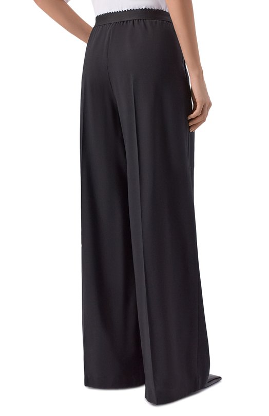 Шерстяные брюки MSGM 4041MDP13/267100 Чёрный  4041MDP13/267100 Фото 4