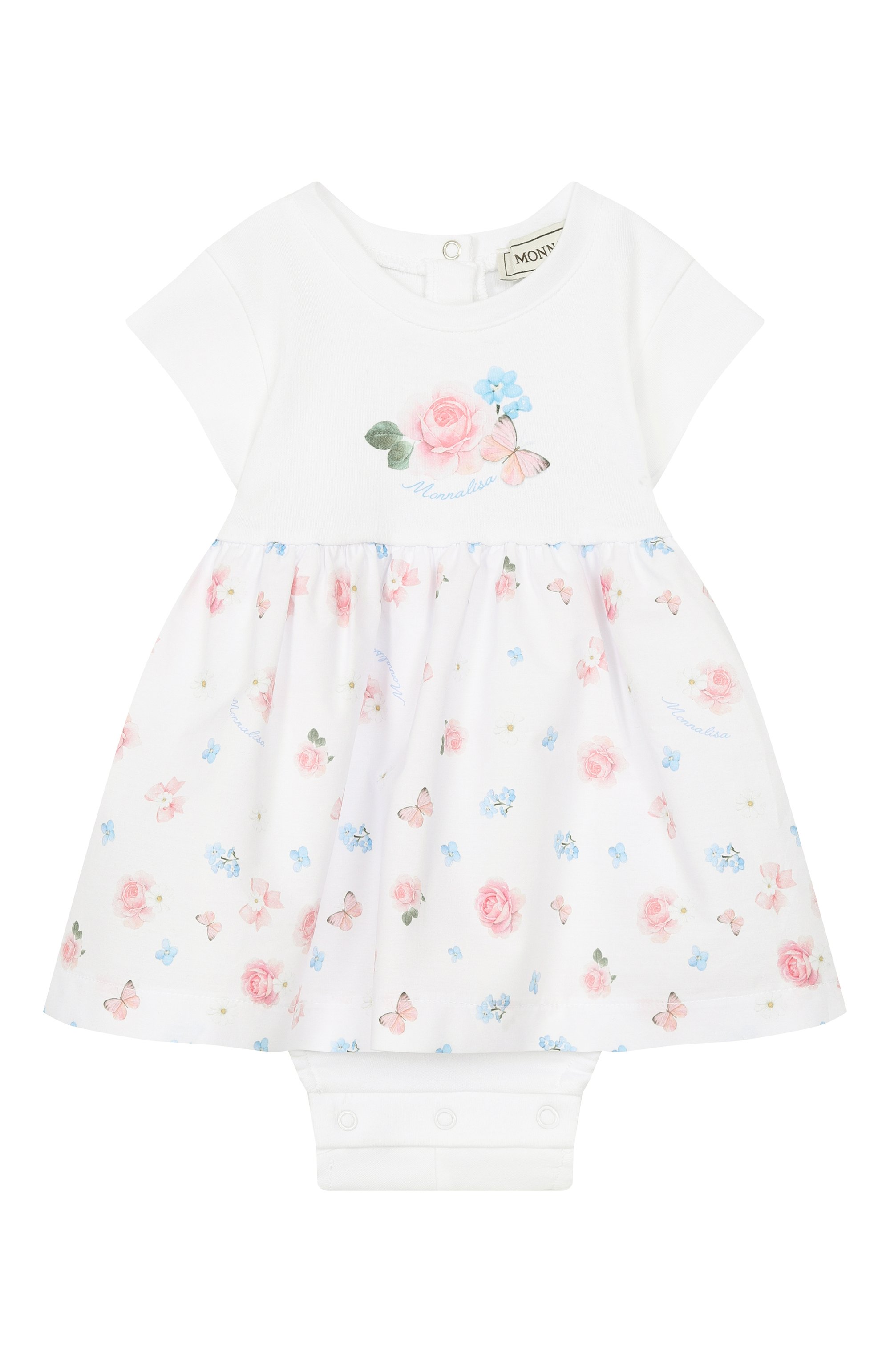 Хлопковое боди MONNALISA, арт. 35G210, фото 1