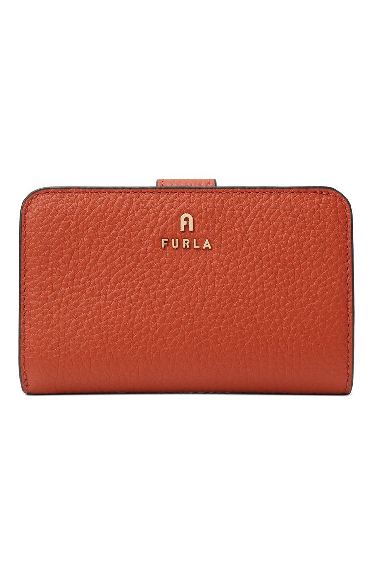 Женские кожаное портмоне furla camelia FURLA оранжевого цвета, арт. WP00314/HSF000 | Фото 1 (Нос: Не проставлено; Материал: Натуральная кожа)