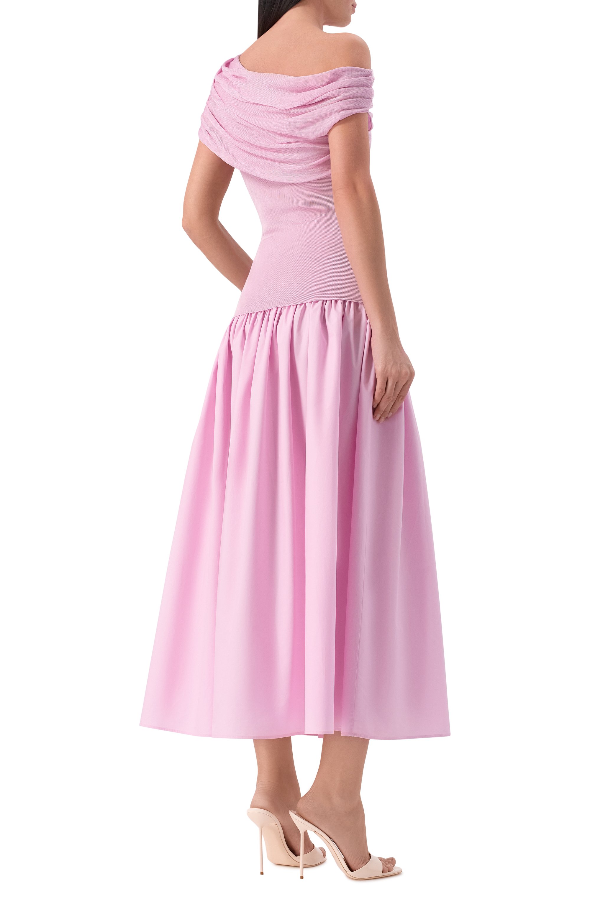 Платье из хлопка и вискозы SELF-PORTRAIT, арт. RS26108MP, фото 3