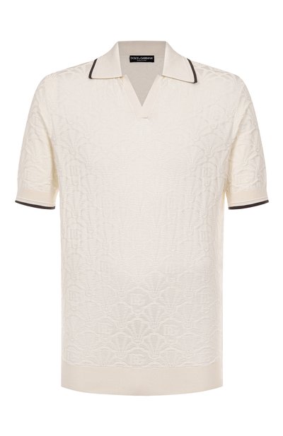 Мужское шелковое поло DOLCE & GABBANA, арт. GXZ78T/JBSM2