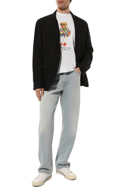 Хлопковая футболка POLO RALPH LAUREN, арт. 710854497, фото 2