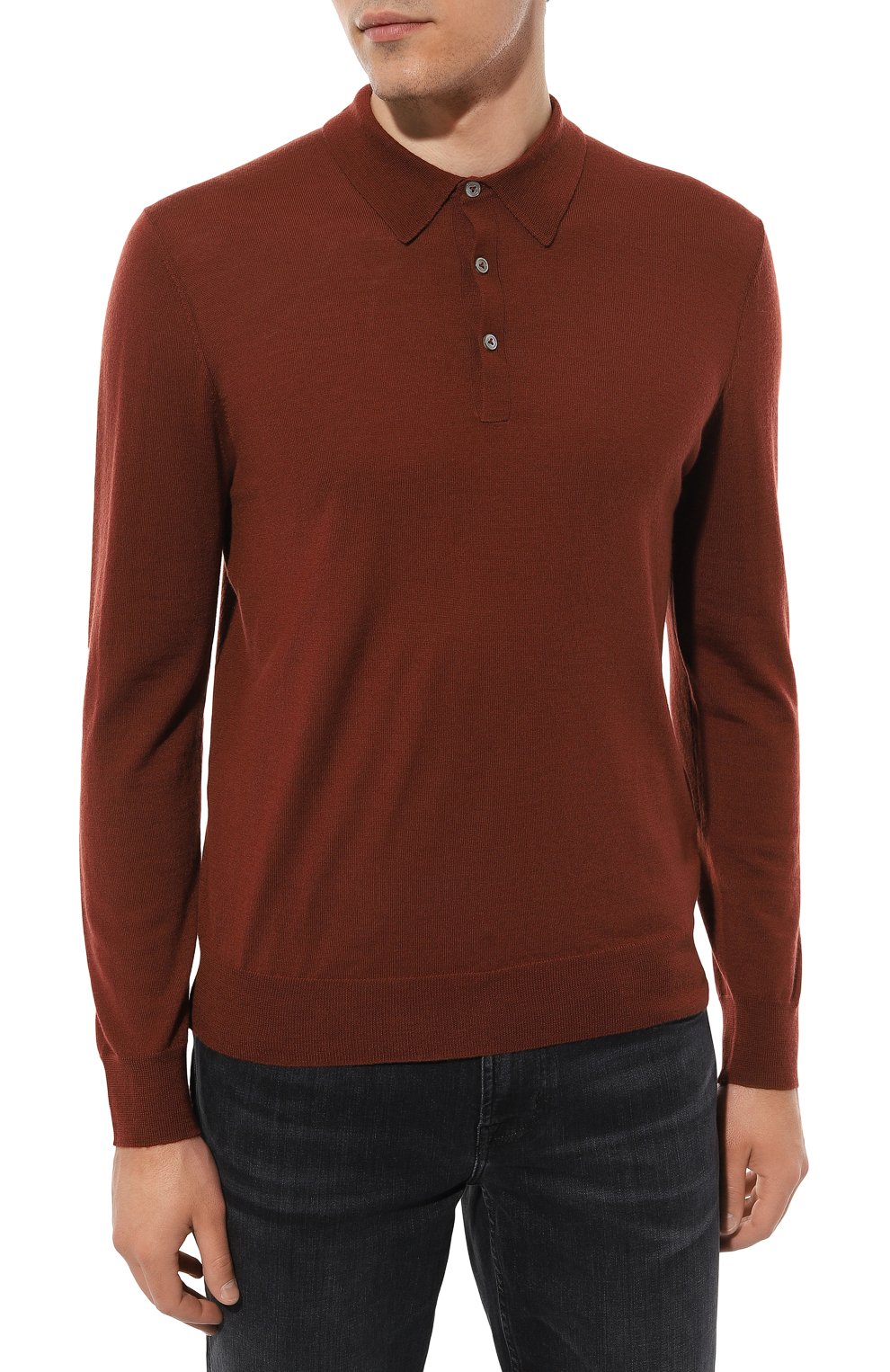 Шерстяное поло VAN LAACK светло-коричневого цвета по цене 24000 руб., арт. SABRI/S00173, фото 3 Шерстяное поло VAN LAACK, арт. SABRI/S00173, фото 3