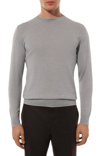 Джемпер из хлопка и кашемира ANDREA CAMPAGNA, арт. GC1ML2A/CC14R1, фото 3