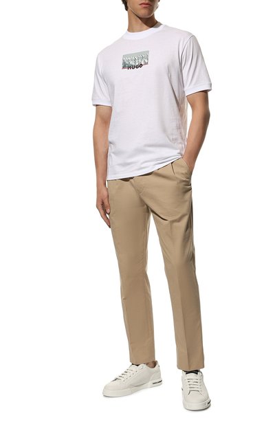 Хлопковая футболка HUGO, арт. 50471549, фото 2