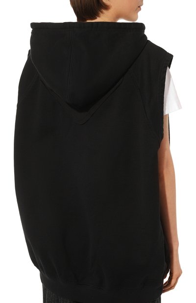 Хлопковое худи PRADA, арт. 139688-1YQR-F0967-211, фото 4