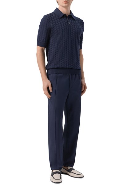 Мужская шелковое поло DOLCE & GABBANA, арт. GXZ02Z/JBS0F