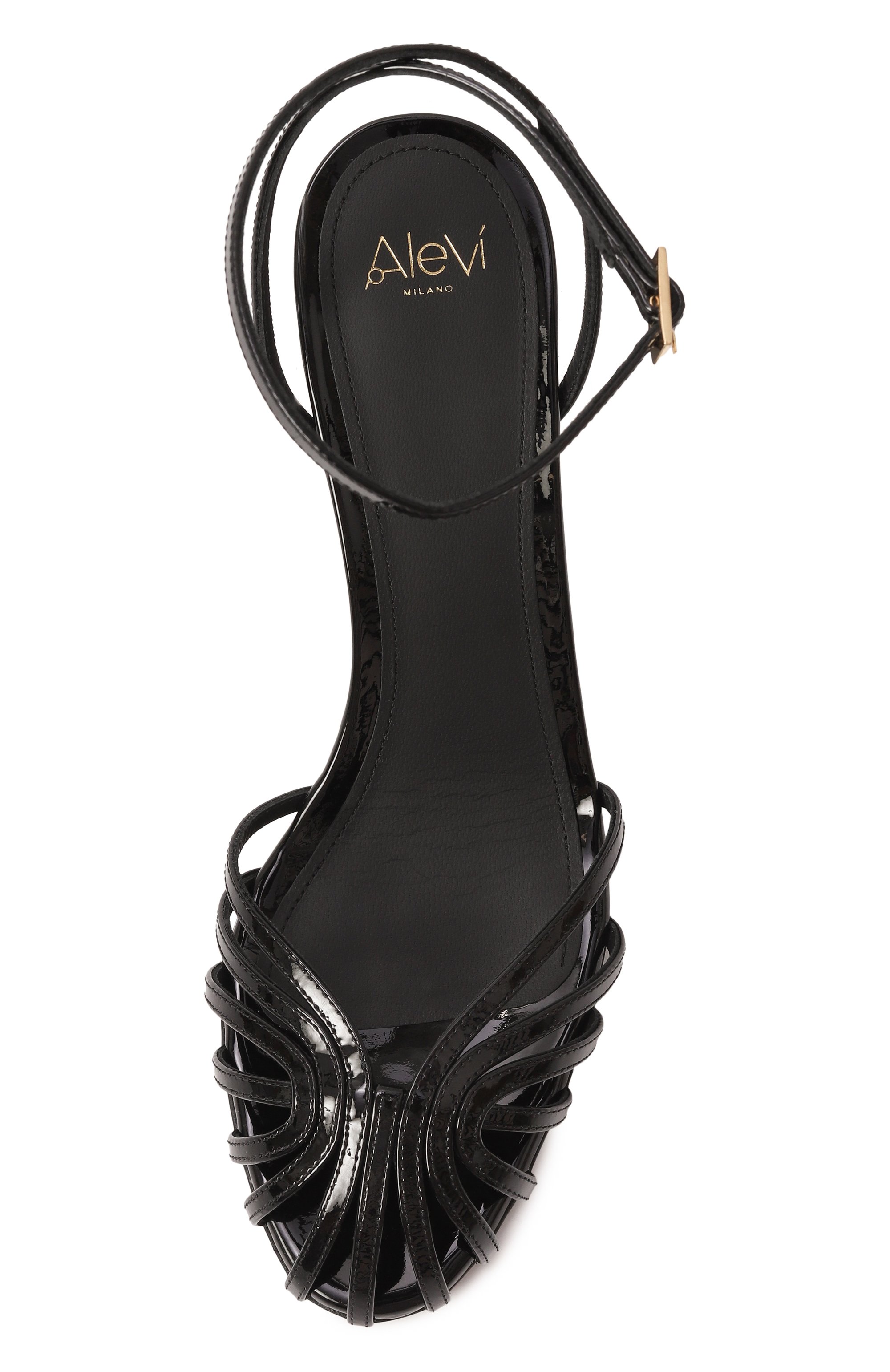 Кожаные босоножки ally 75 ALEVI MILANO, арт. L25SC003.N.0004997, фото 6