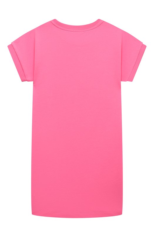 

Хлопковое платье Moschino, Розовый