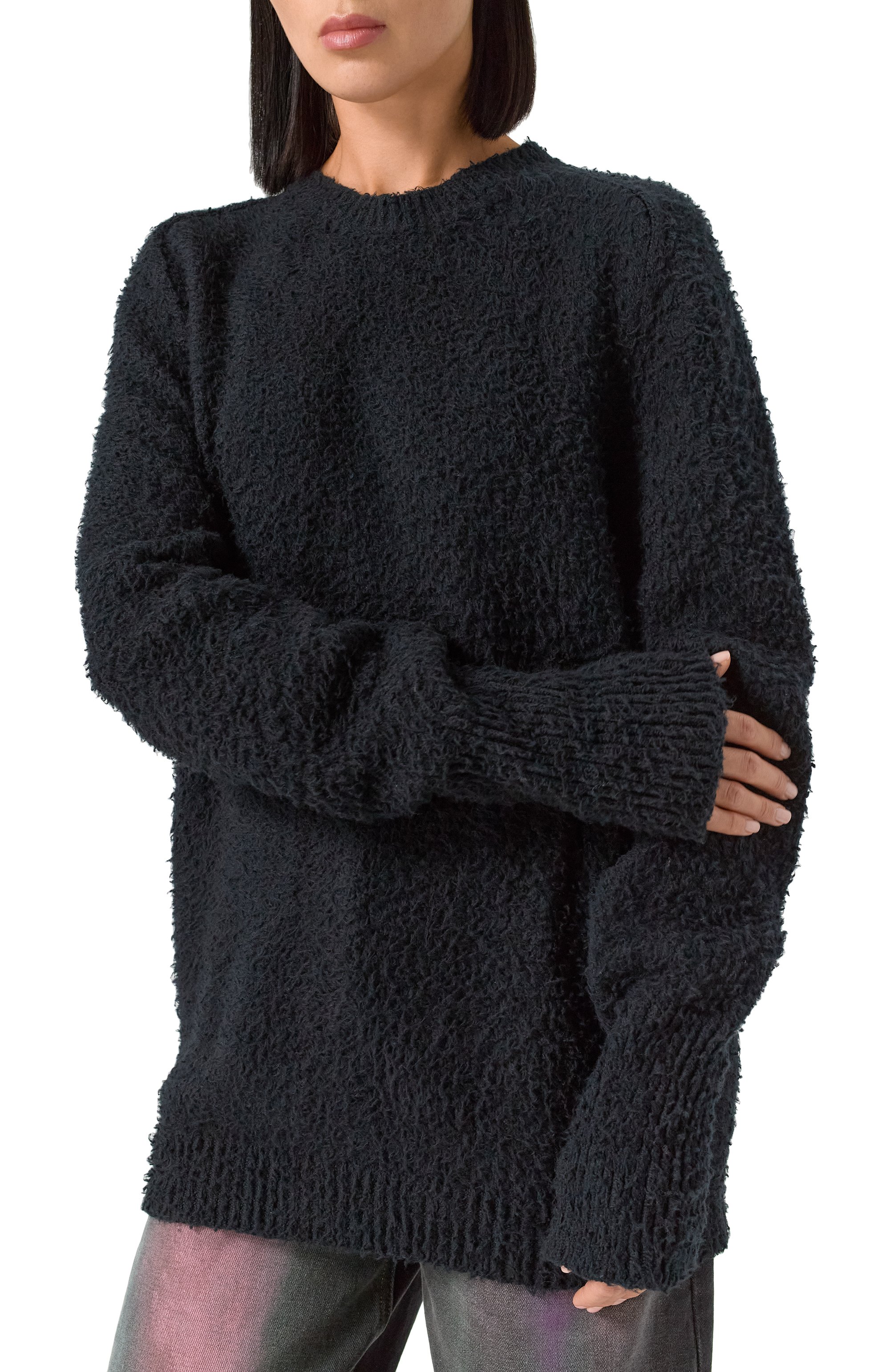 Хлопковый свитер MAISON MARGIELA, арт. SI0GP0001/S17664, фото 6