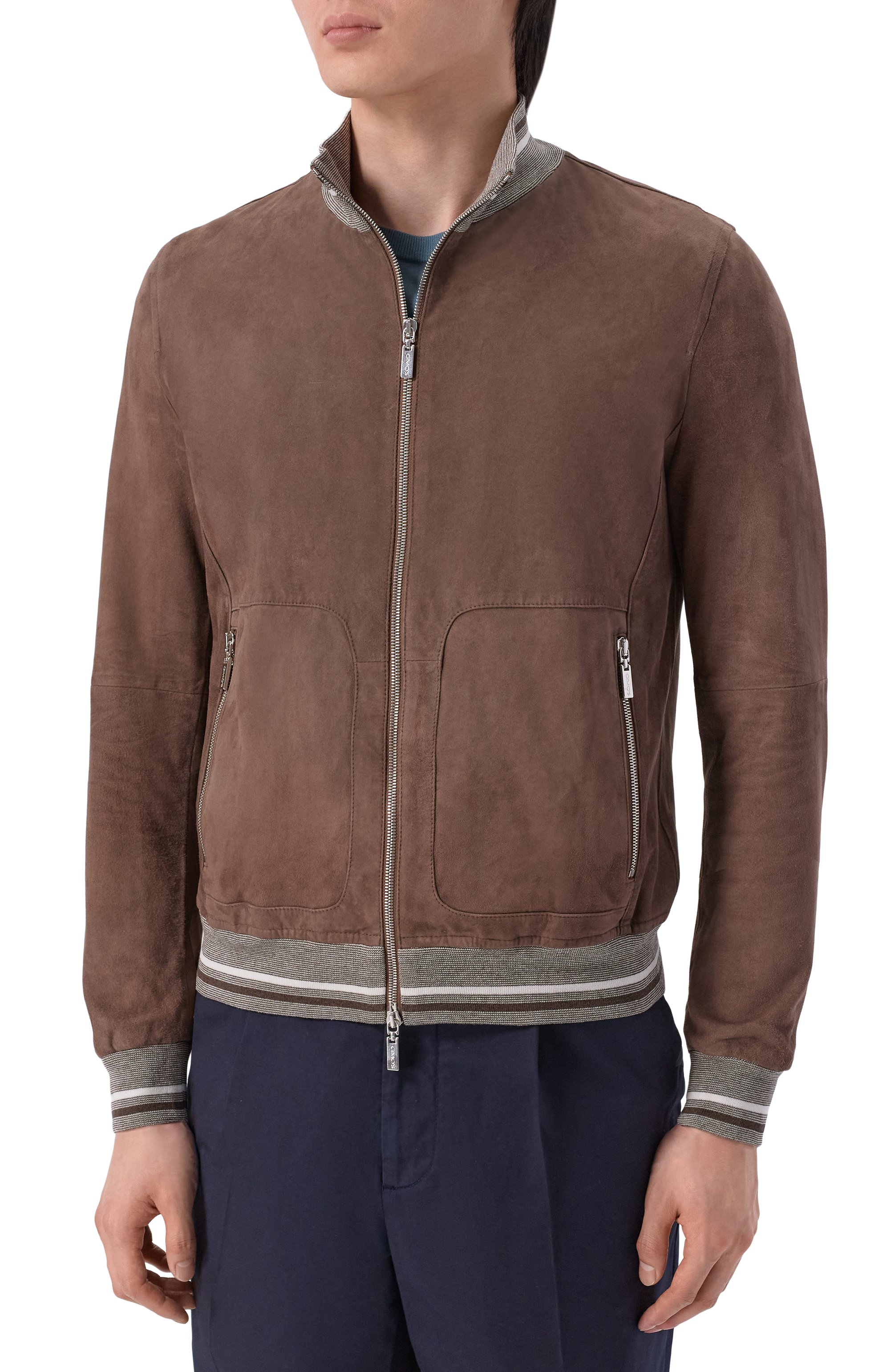 Замшевый бомбер GIMO'S, арт. 6S20.1.053.52/PA, фото 3