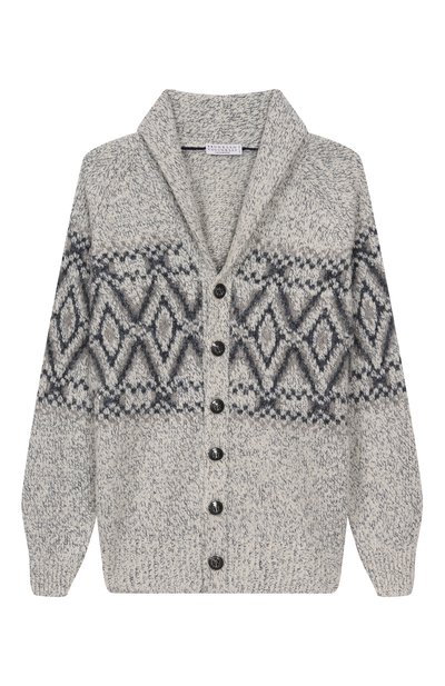 Кардиган из шерсти и шелка BRUNELLO CUCINELLI, арт. BRIM51306C