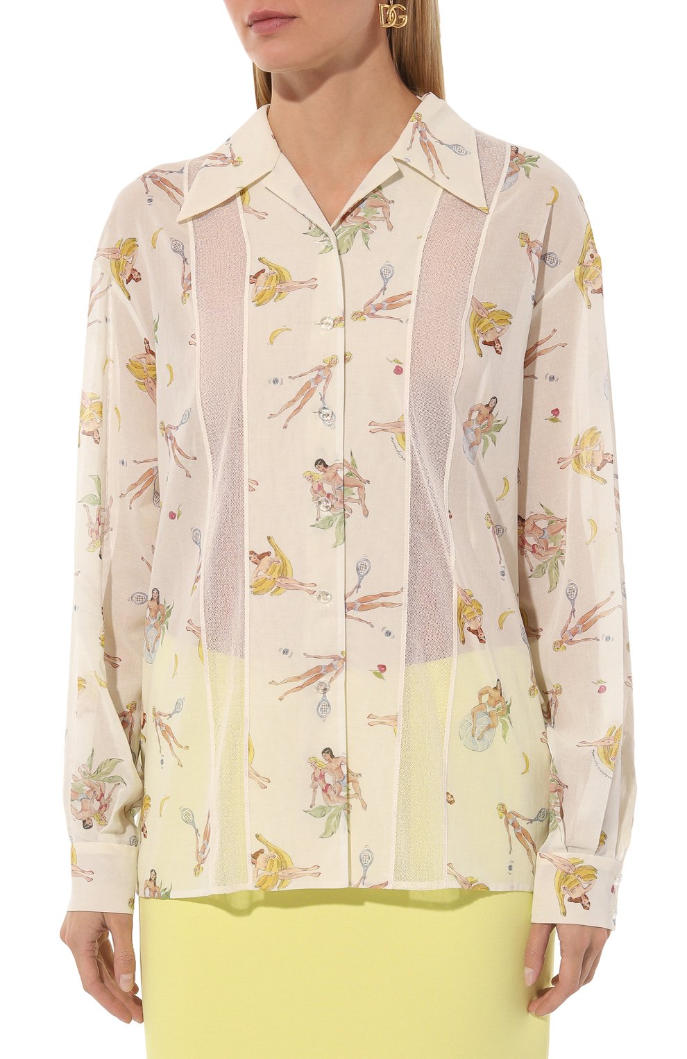 Хлопковая блузка ULYANA SERGEENKO, арт. CMA003SS24RESORT 0073Р24, фото 3