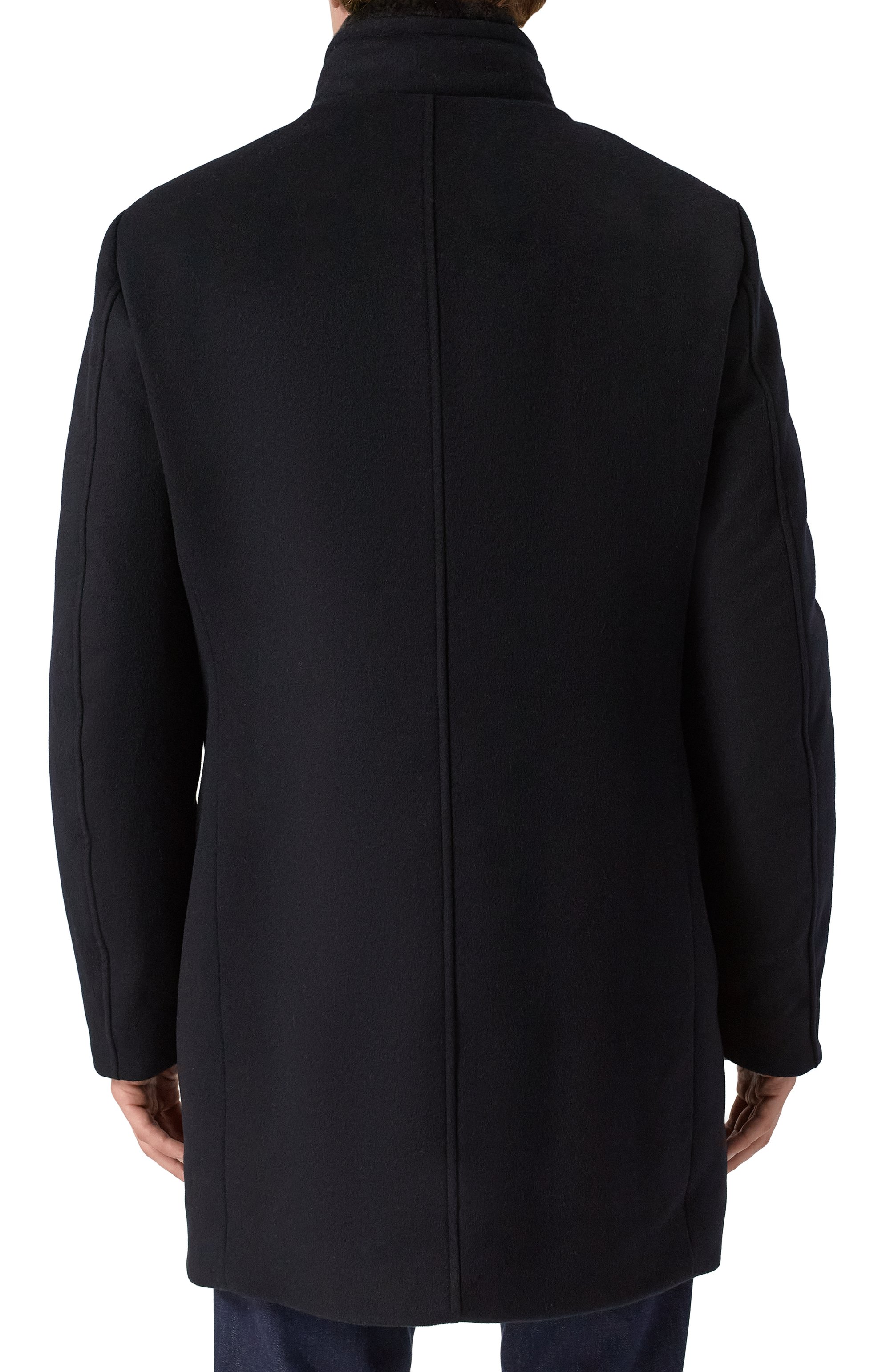 Пальто bond-fur-le с меховым воротником MOORER, арт. B0ND-FUR/LE, фото 4