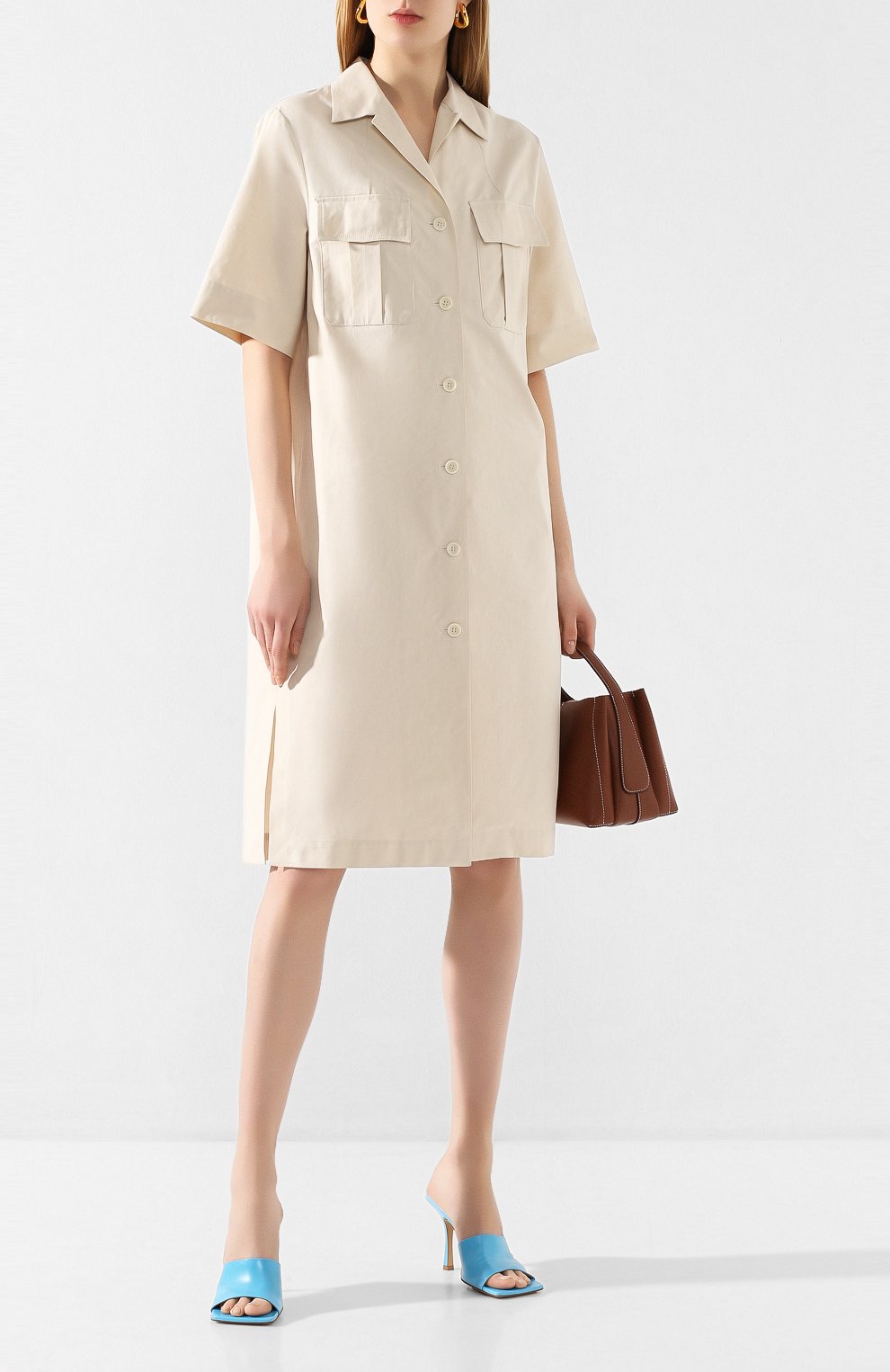 Хлопковое платье DRIES VAN NOTEN, арт. 201-11048-9022, фото 2