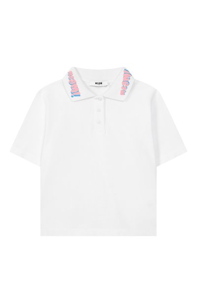 Хлопковое поло MSGM KIDS, арт. S6MSJGP0127