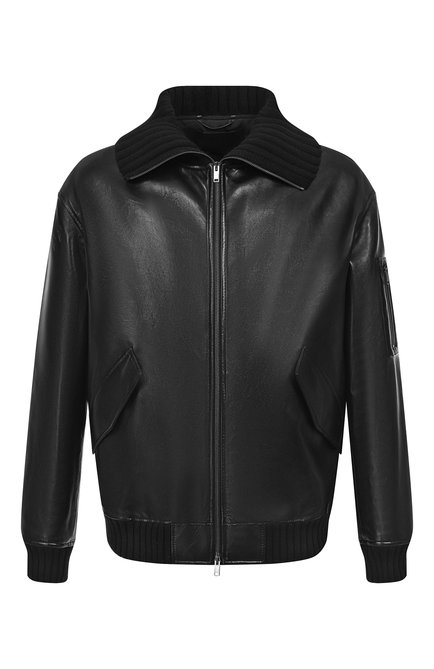Мужской кожаный бомбер MVST, арт. M25.1PM.0004*/PL0NGE