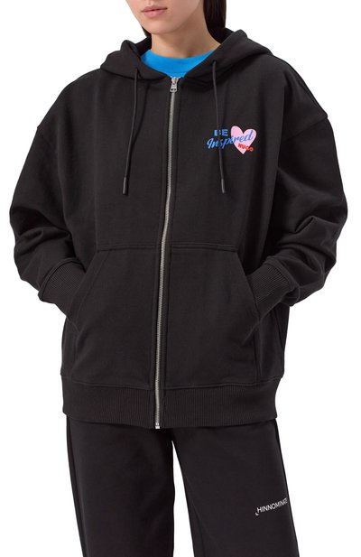 Хлопковая толстовка HUGO BLUE черного цвета по цене 19500 руб., арт. 50533959, фото 3 Хлопковая толстовка HUGO BLUE, арт. 50533959, фото 3