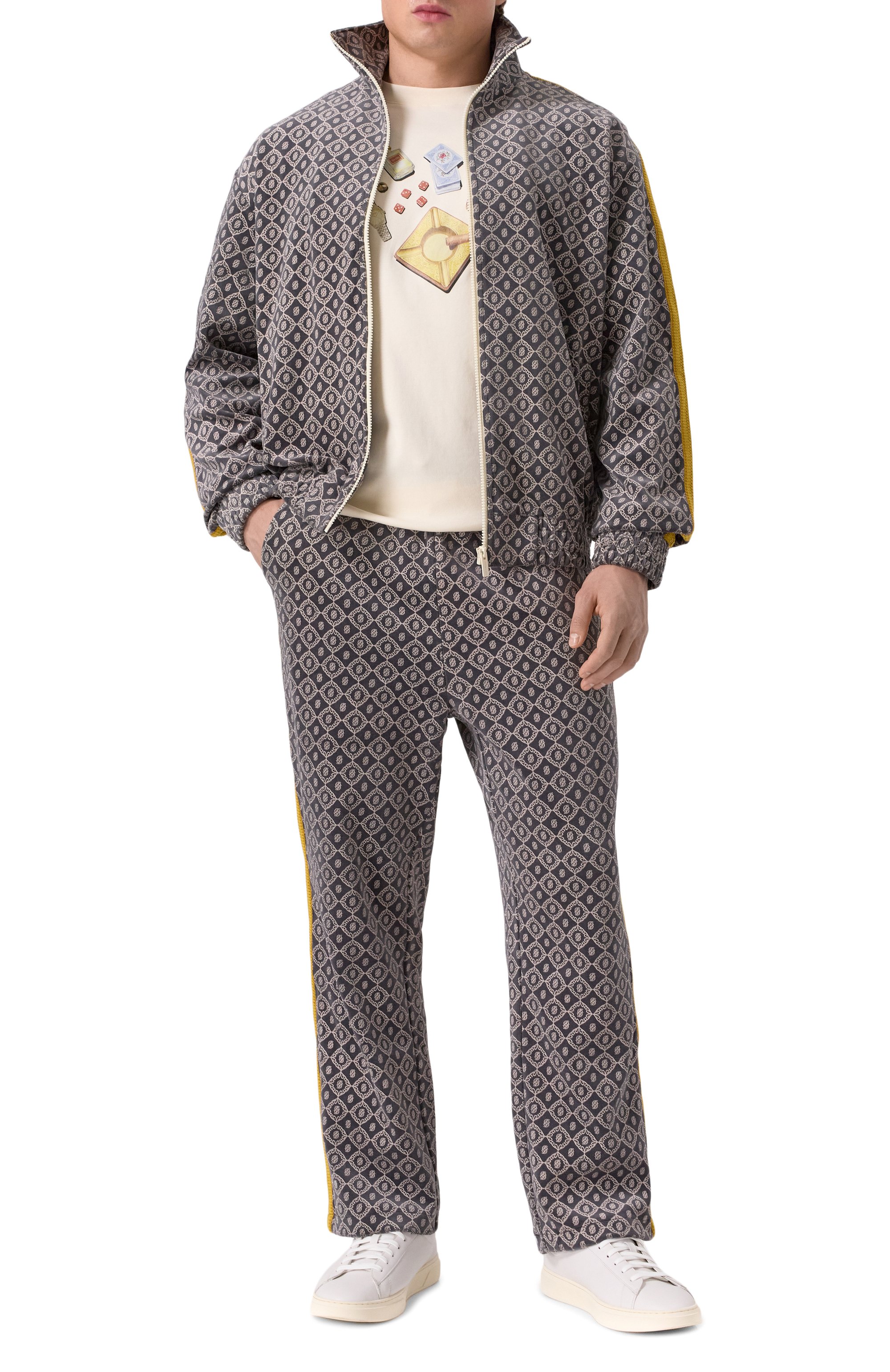 Хлопковые брюки DROLE DE MONSIEUR, арт. E-SP006-C0169-GY, фото 2