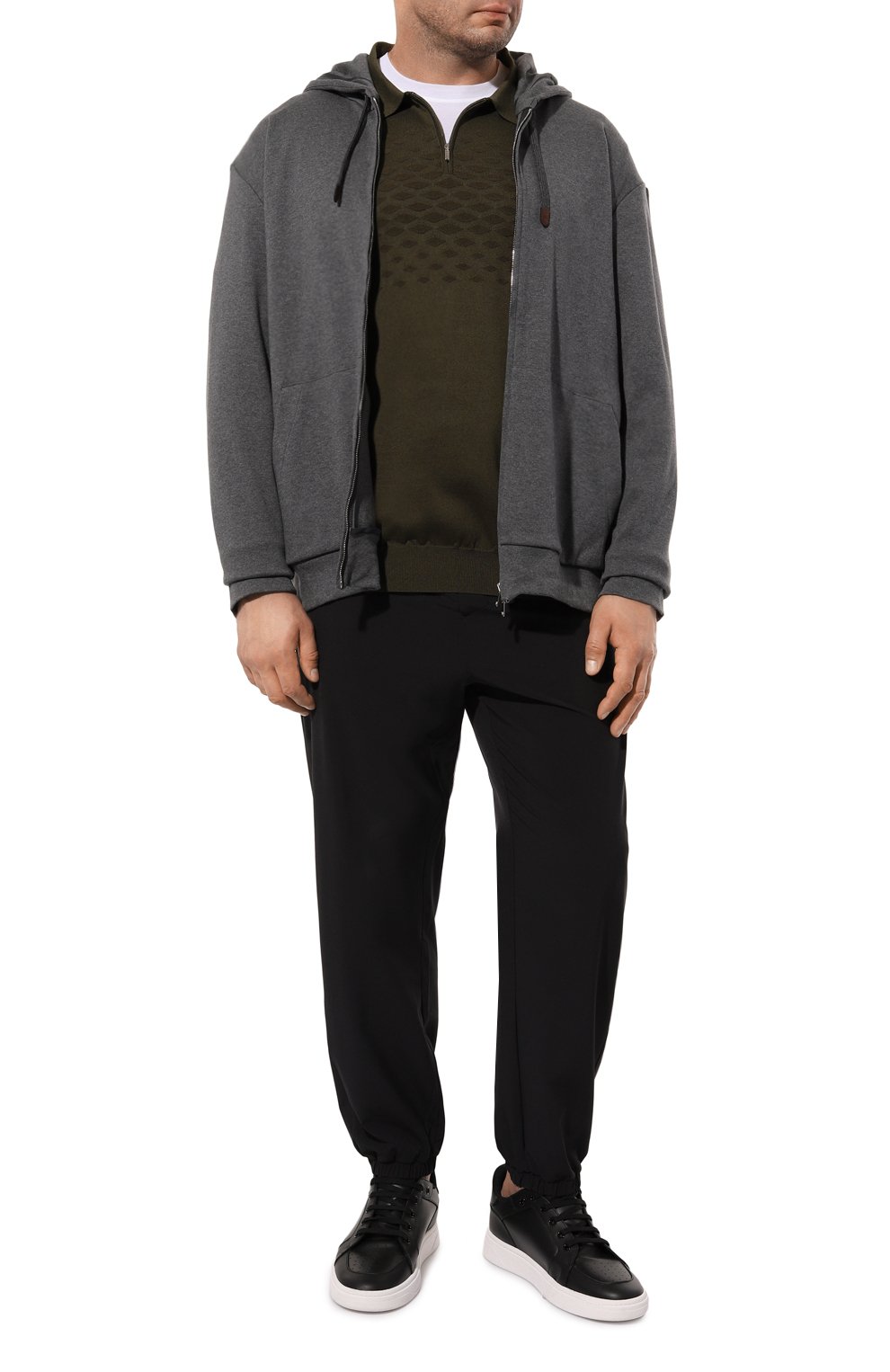 Поло из шелка и хлопка ZILLI, арт. KZP002M0145VVC000_1, фото 2