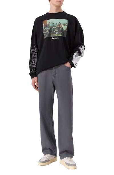 Хлопковый лонгслив UNDERCOVER черного цвета по цене 53750 руб., арт. UC2E4814-1, фото 2 Хлопковый лонгслив UNDERCOVER, арт. UC2E4814-1, фото 2