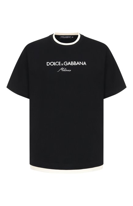 Мужская хлопковая футболка DOLCE & GABBANA, арт. G8ST6Z/G7PCG