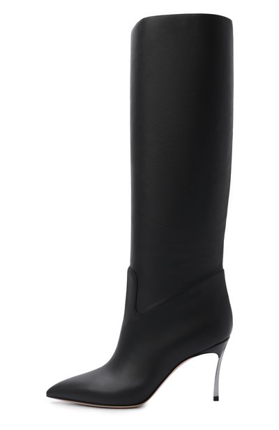 Кожаные сапоги blade 80 CASADEI черного цвета по цене 151500 руб., арт. 1S329Y080M/C2245, фото 4 Кожаные сапоги blade 80 CASADEI, арт. 1S329Y080M/C2245, фото 4