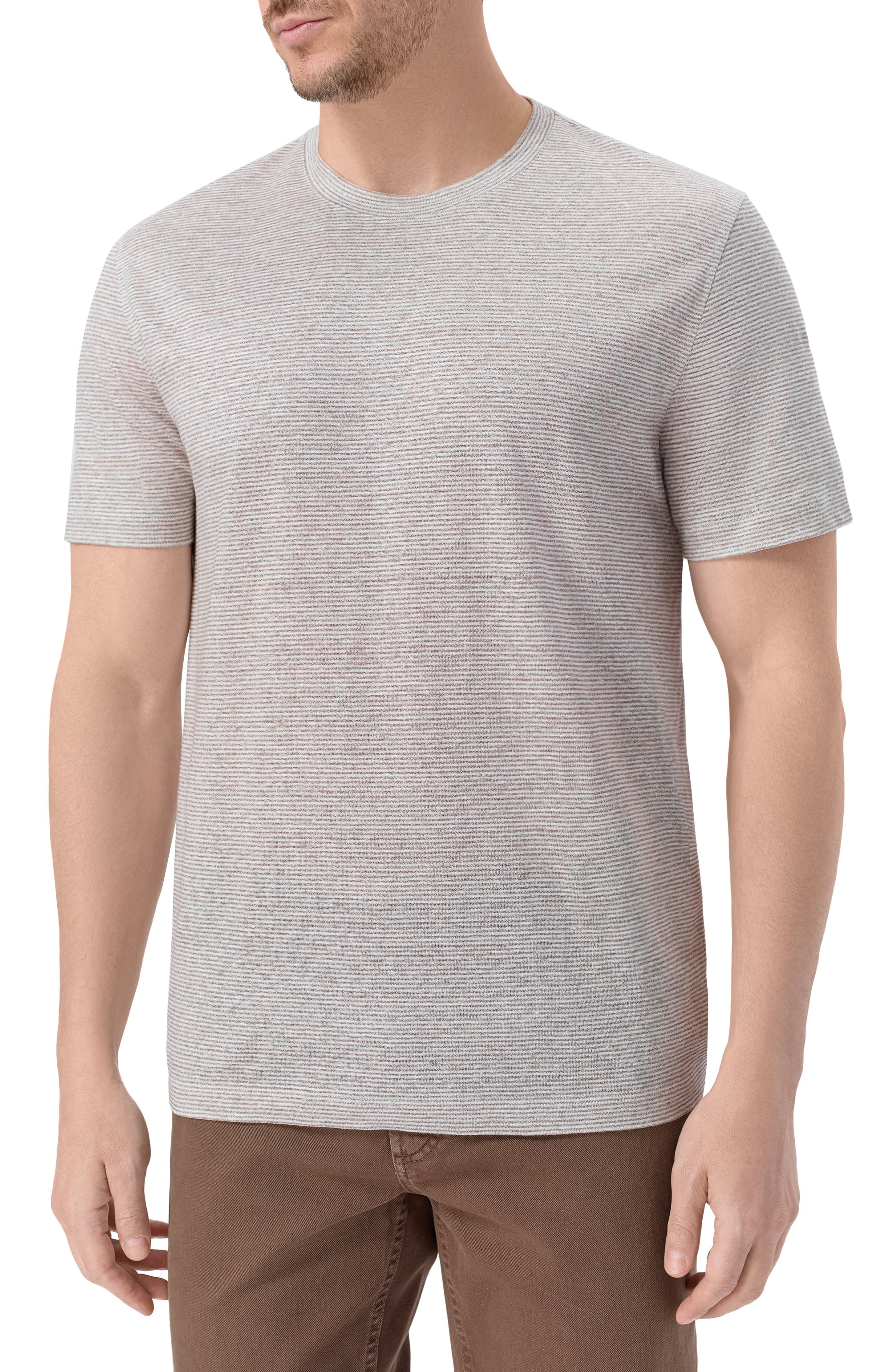 Футболка изо льна и хлопка BRIONI, арт. UJPQ0L/PD604, фото 3