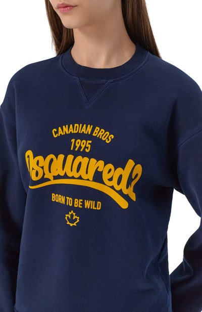 Хлопковый свитшот DSQUARED2, арт. S75GU0600/S25030, фото 5