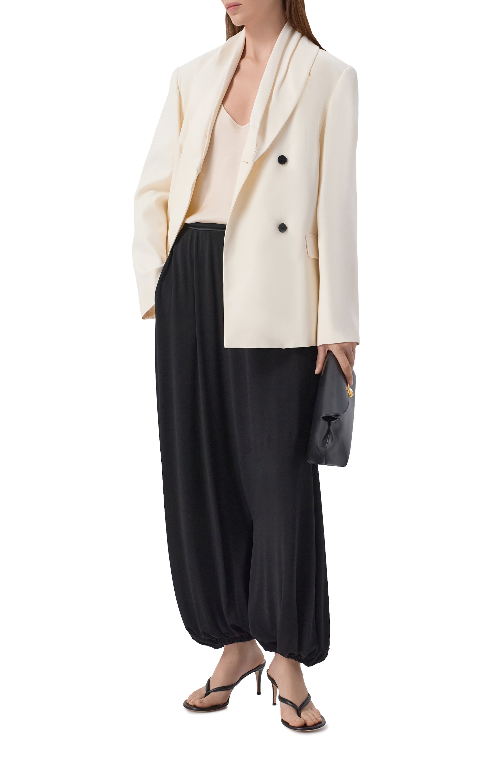 Джоггеры из вискозы EMPORIO ARMANI, арт. EW004432/AF14054, фото 2