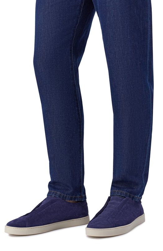 Замшевые кеды Blu Barrett CLI0-13506.17/0TTERPR00F REV Синий  CLI0-13506.17/0TTERPR00F REV Фото 3