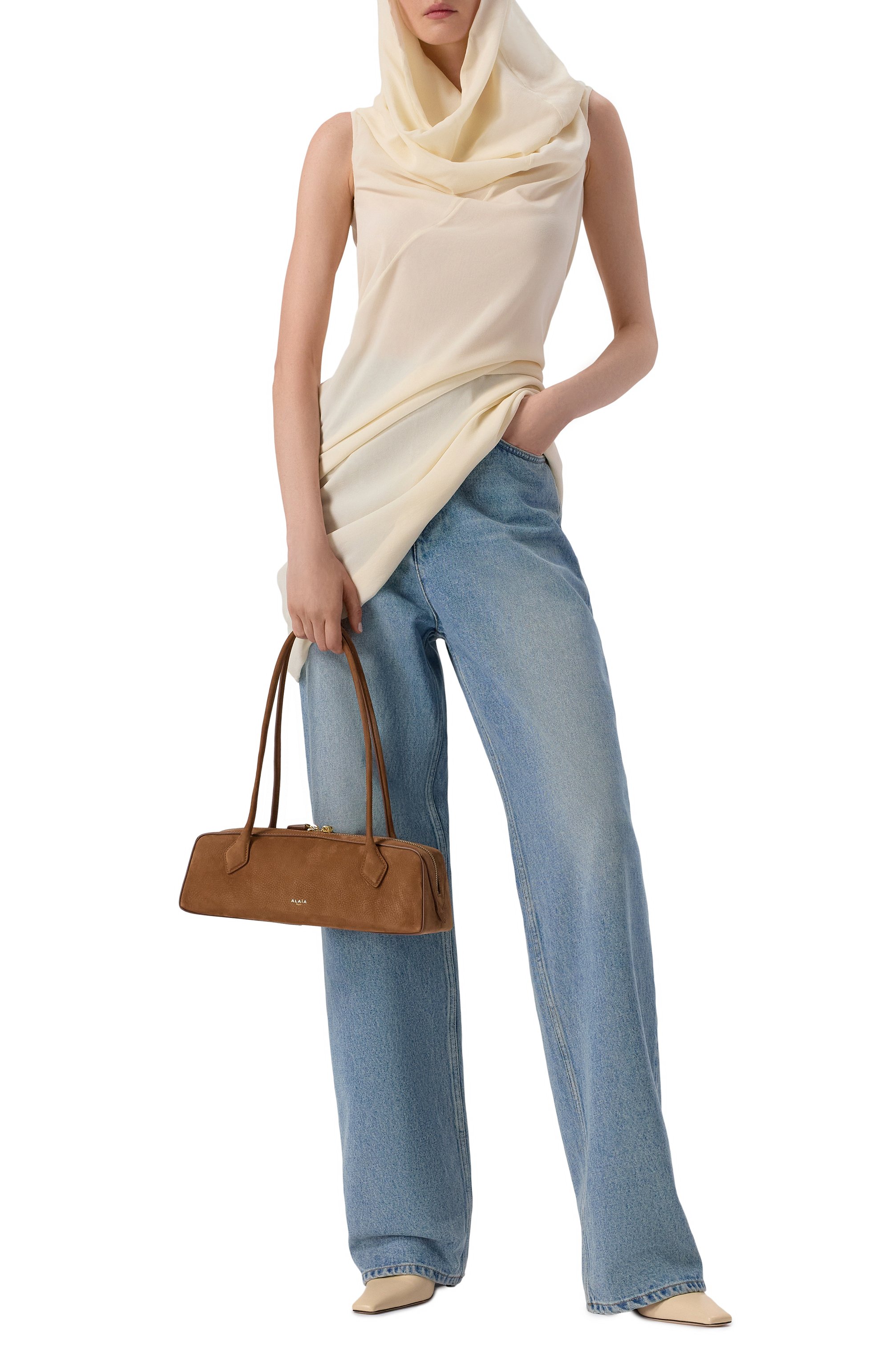 Сумка le teckel medium ALAIA, арт. AA1S06033CA214, фото 8