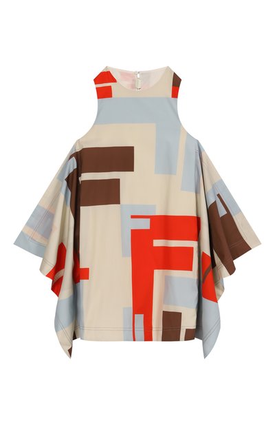 Хлопковое платье FENDI, арт. JFB687/AQU0/8