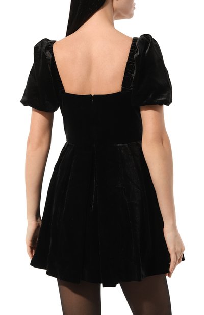 Бархатное платье SELF-PORTRAIT, арт. AW23-122S-B, фото 4