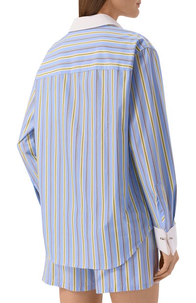 Хлопковая рубашка ZADIG AND VOLTAIRE, арт. WWSH02300, фото 4