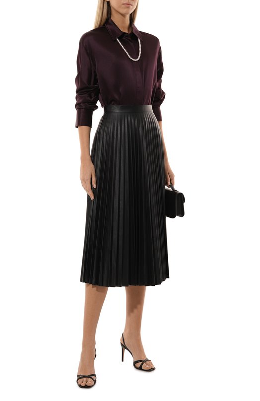 Шелковая блузка Jacob Lee WSS0212AW24BR Фиолетовый  WSS0212AW24BR Фото 2