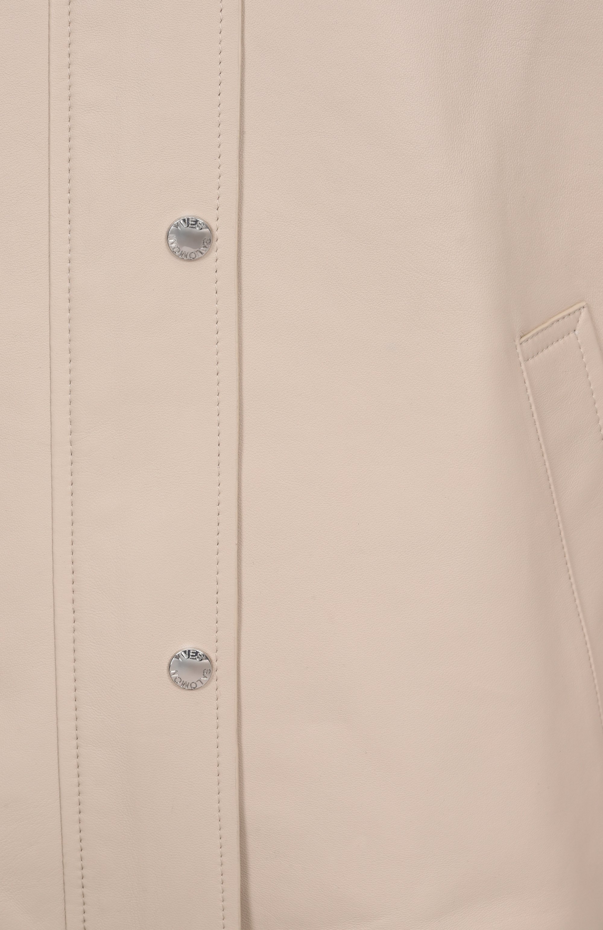 Кожаный бомбер YVES SALOMON, арт. 25EFV03169K47W/A1013, фото 6