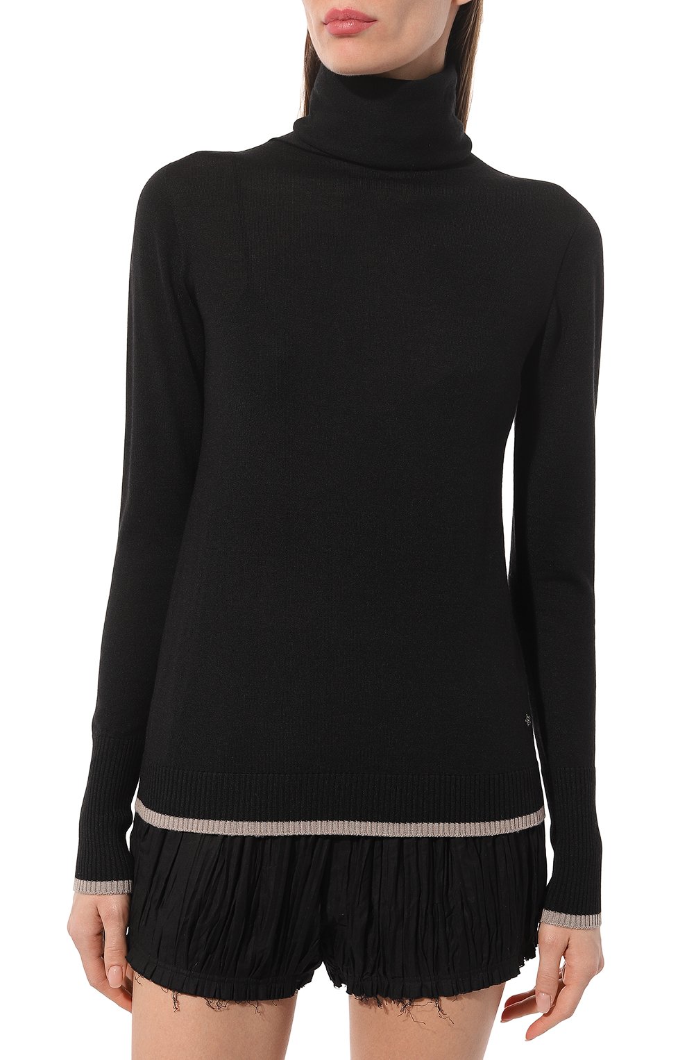 Водолазка из шерсти и шелка LORENA ANTONIAZZI, арт. A22114DM14A/2862, фото 3