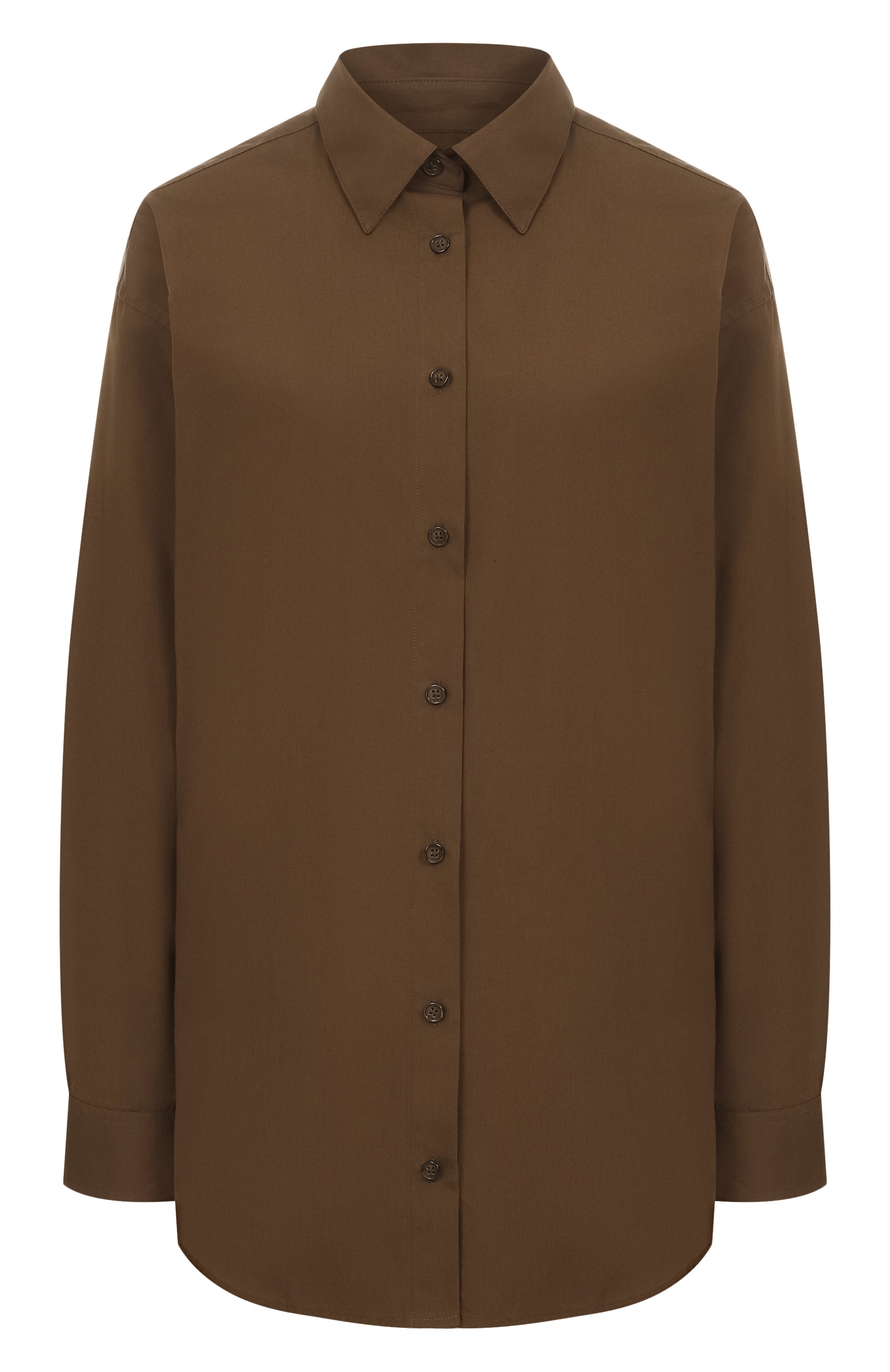 Хлопковая рубашка TOTEME, арт. 254-WRT0480-FB0226, фото 1