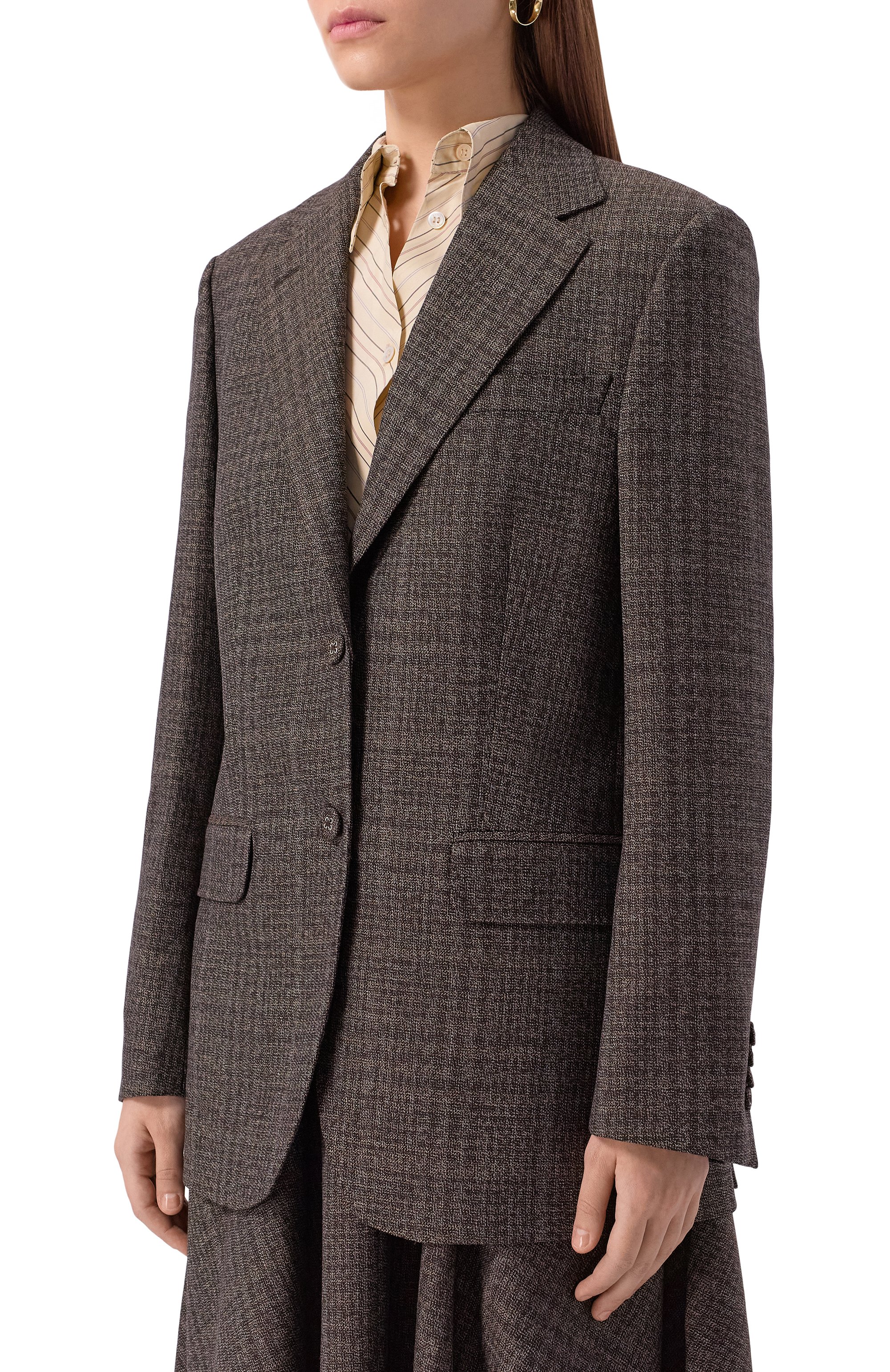 Шерстяной жакет OFFICINE GENERALE, арт. W25WTLG402, фото 3