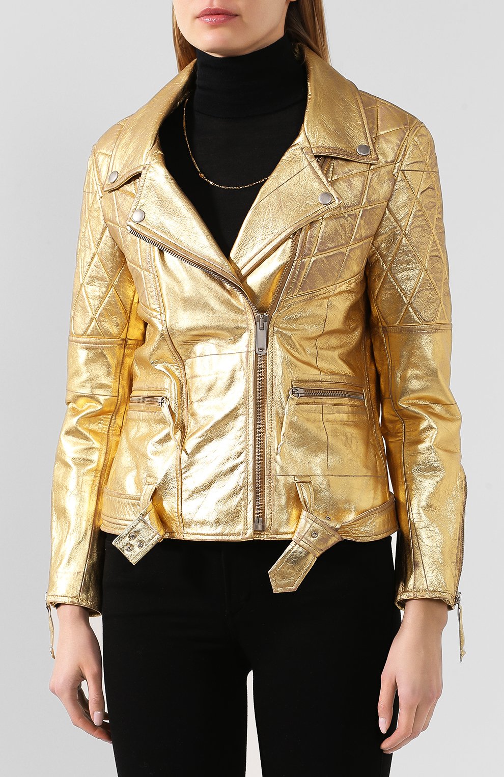 Кожаная куртка GOLDEN GOOSE DELUXE BRAND, арт. G35WP036.A3, фото 3