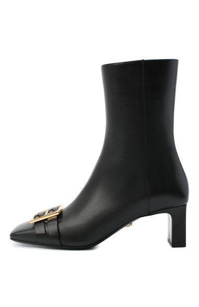 Кожаные ботильоны meander VERSACE, арт. DST426H/DVT2P, фото 3