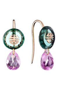 Серьги MIMI бесцветного цвета по цене 99000 руб., арт. O22VDRPH-ZRS, фото 1 Серьги MIMI, арт. O22VDRPH-ZRS, фото 1