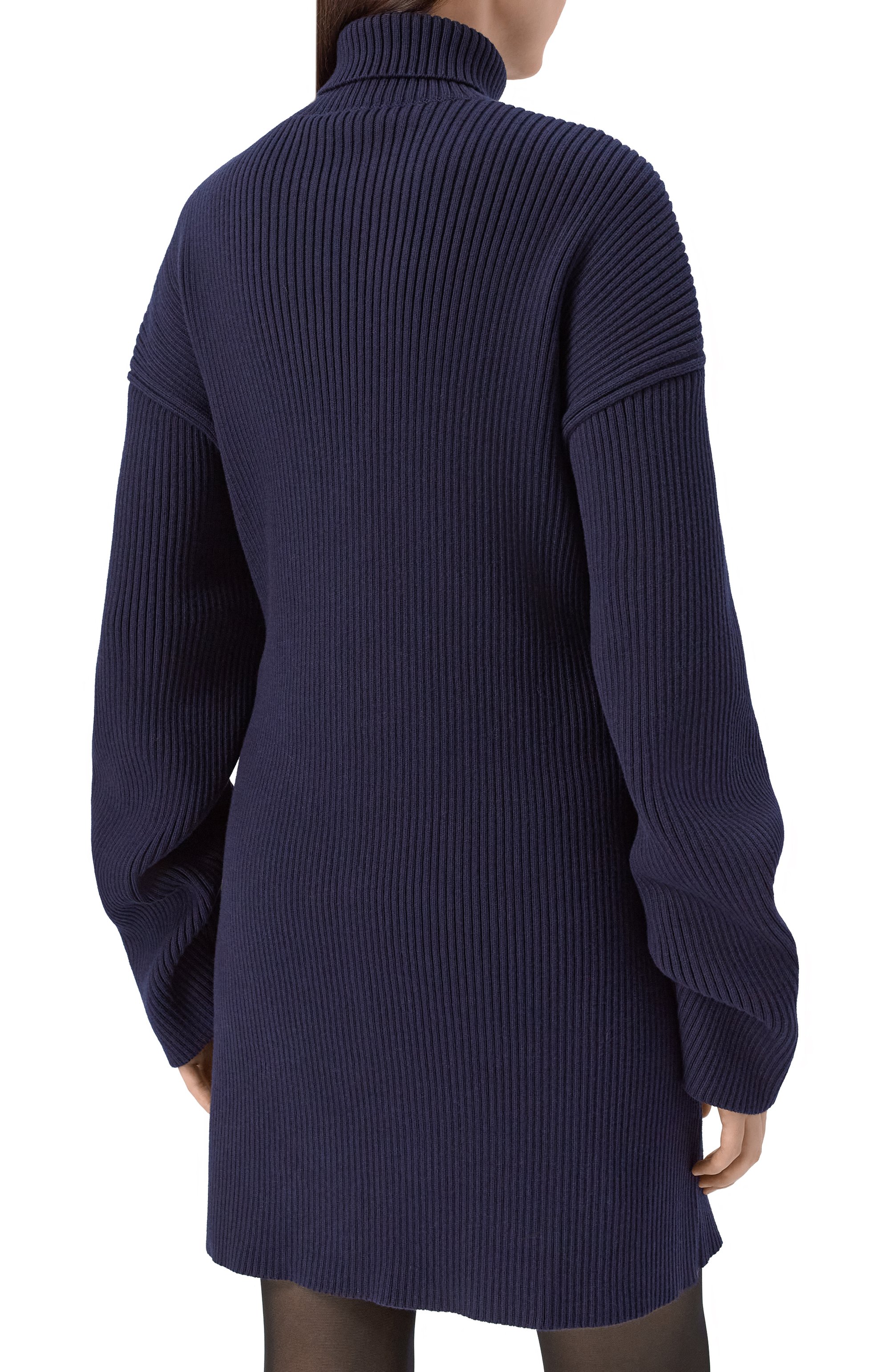 Платье из хлопка и шерсти BALENCIAGA, арт. 850028/T1759, фото 3