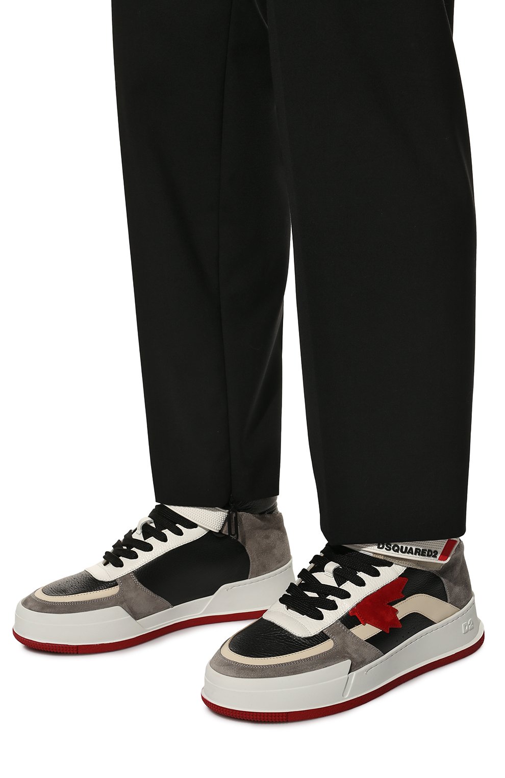 Кожаные кеды canadian DSQUARED2, арт. SNM0250 25105519, фото 3