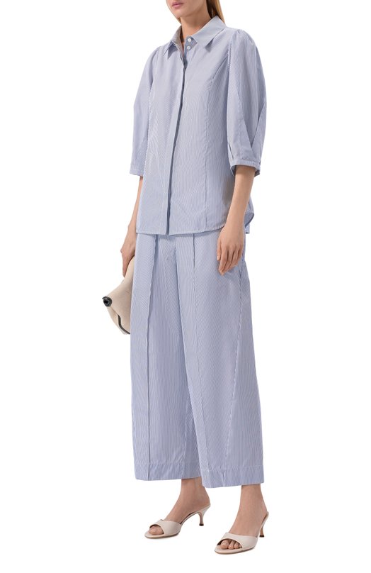 Хлопковая рубашка Freeage WS26.BL028S.1010.1049 Голубой  WS26.BL028S.1010.1049 Фото 2