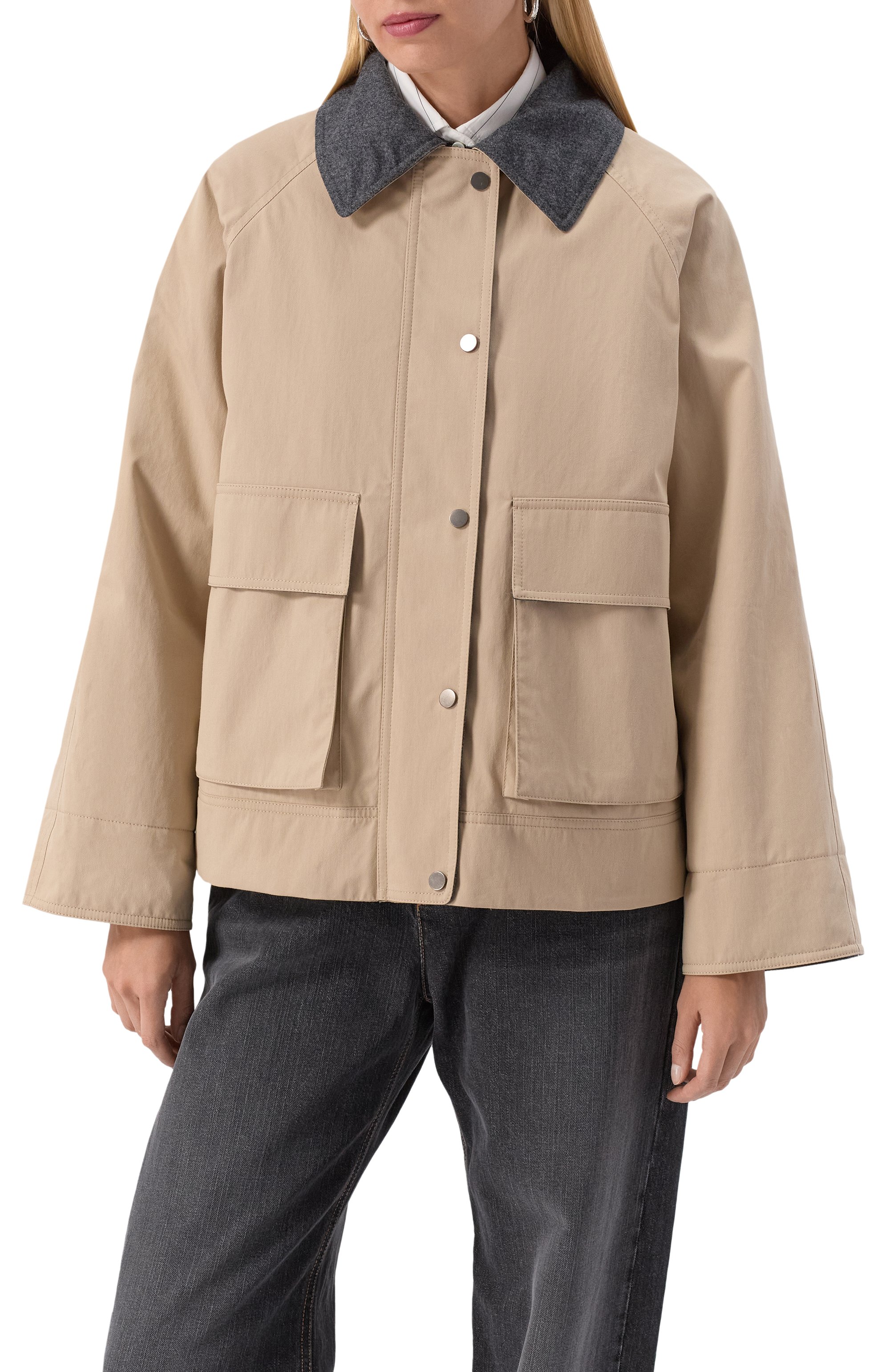 Хлопковая куртка BRUNELLO CUCINELLI, арт. MM5397907P, фото 3