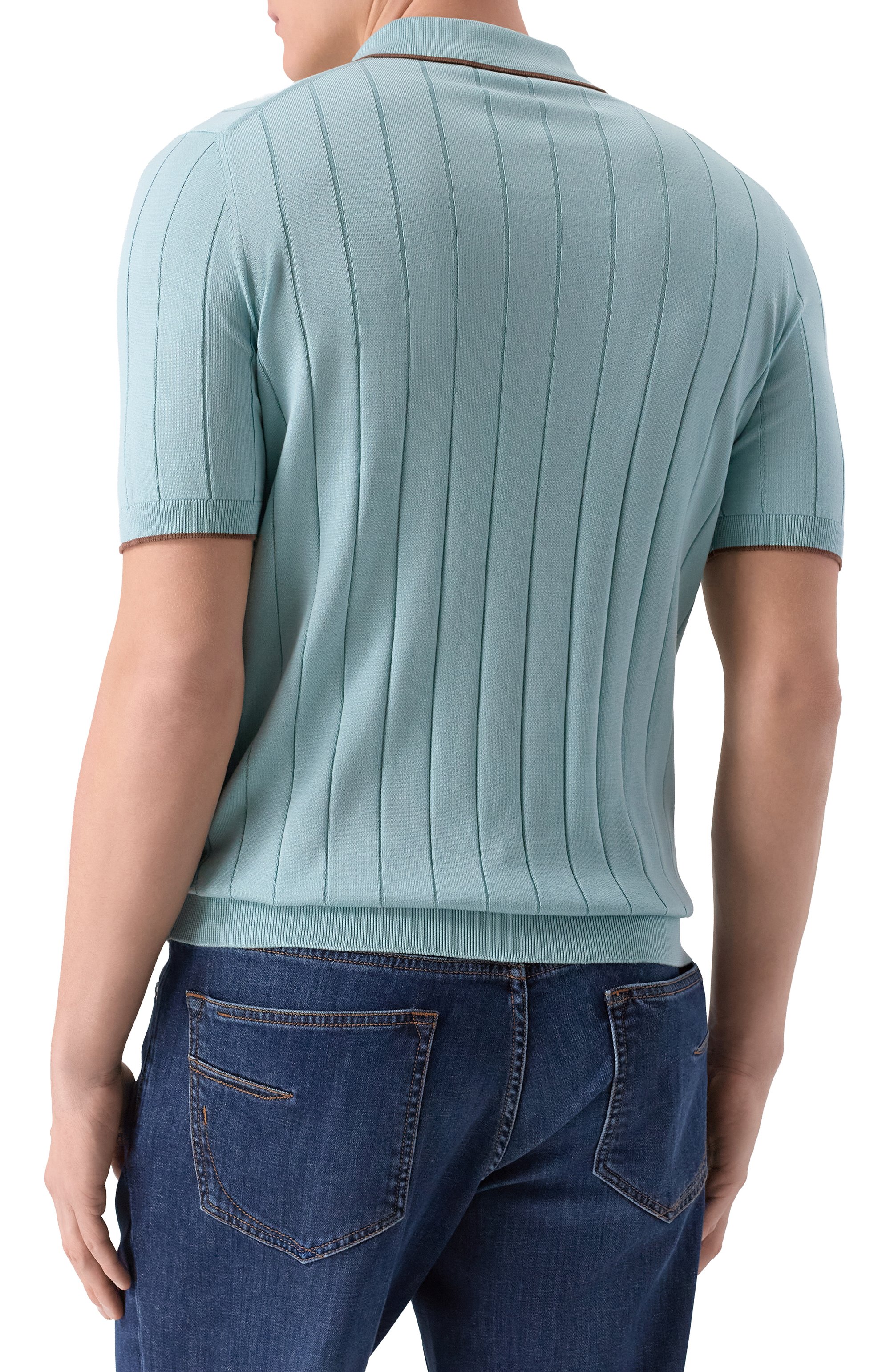 Шелковое поло GRAN SASSO, арт. 43128/23510, фото 4