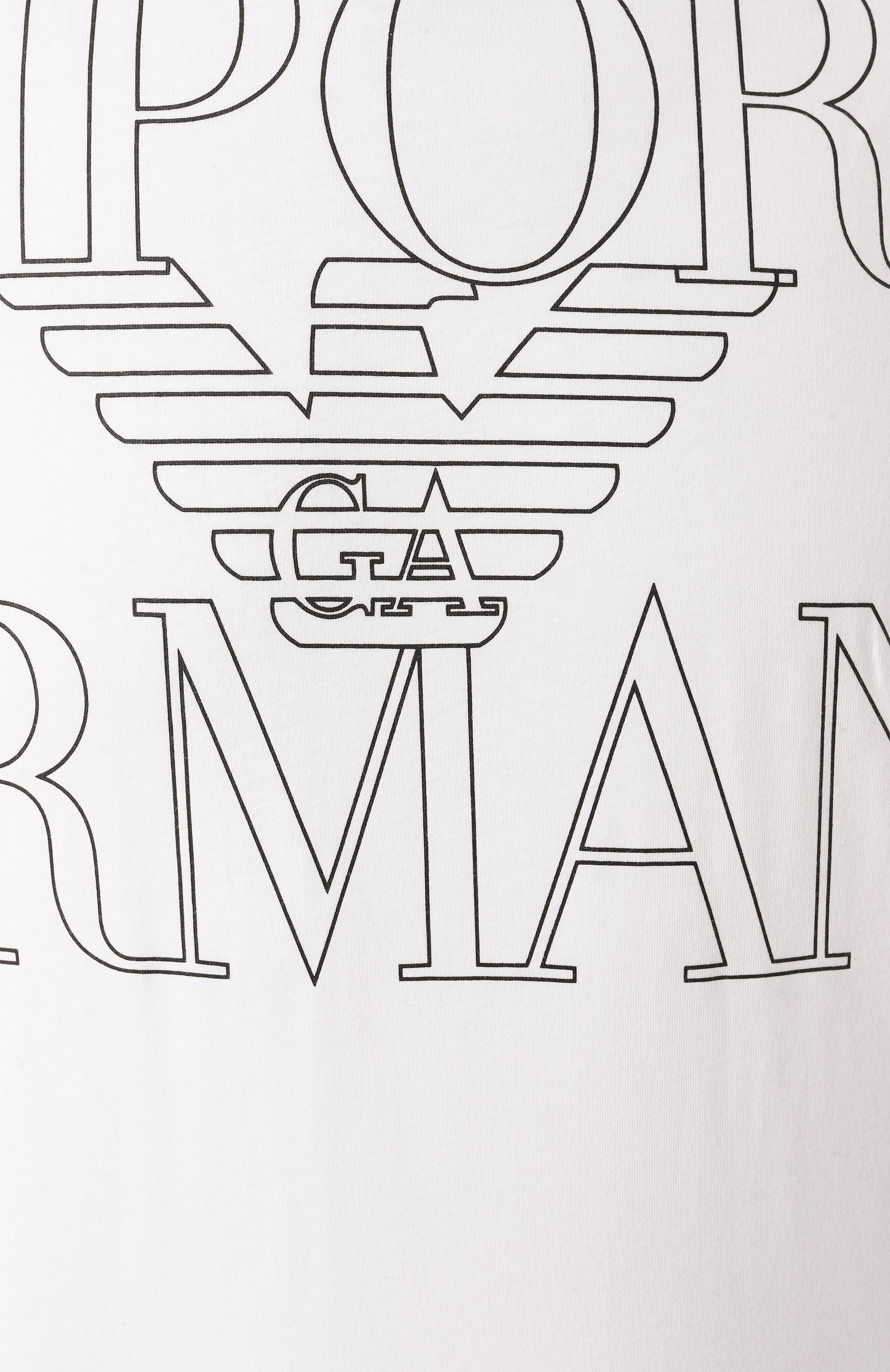 Хлопковая футболка EMPORIO ARMANI, арт. EM000574/AF12326, фото 6