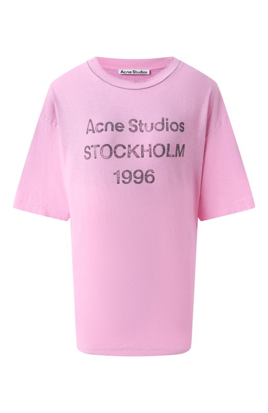 фото Хлопковая футболка acne studios